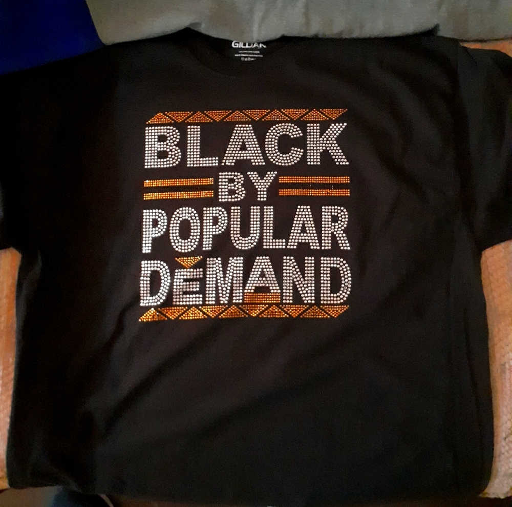 Black with Rhinestones